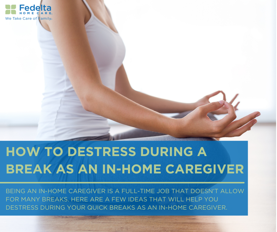 Destress for caregivers