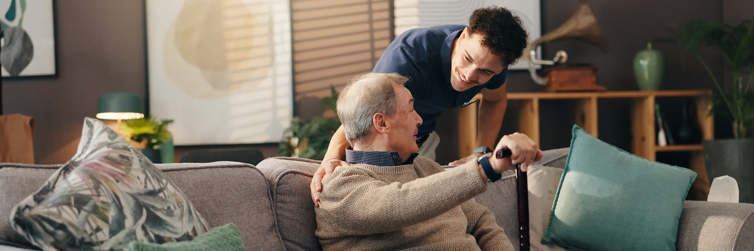 Fedelta caregiver working in home